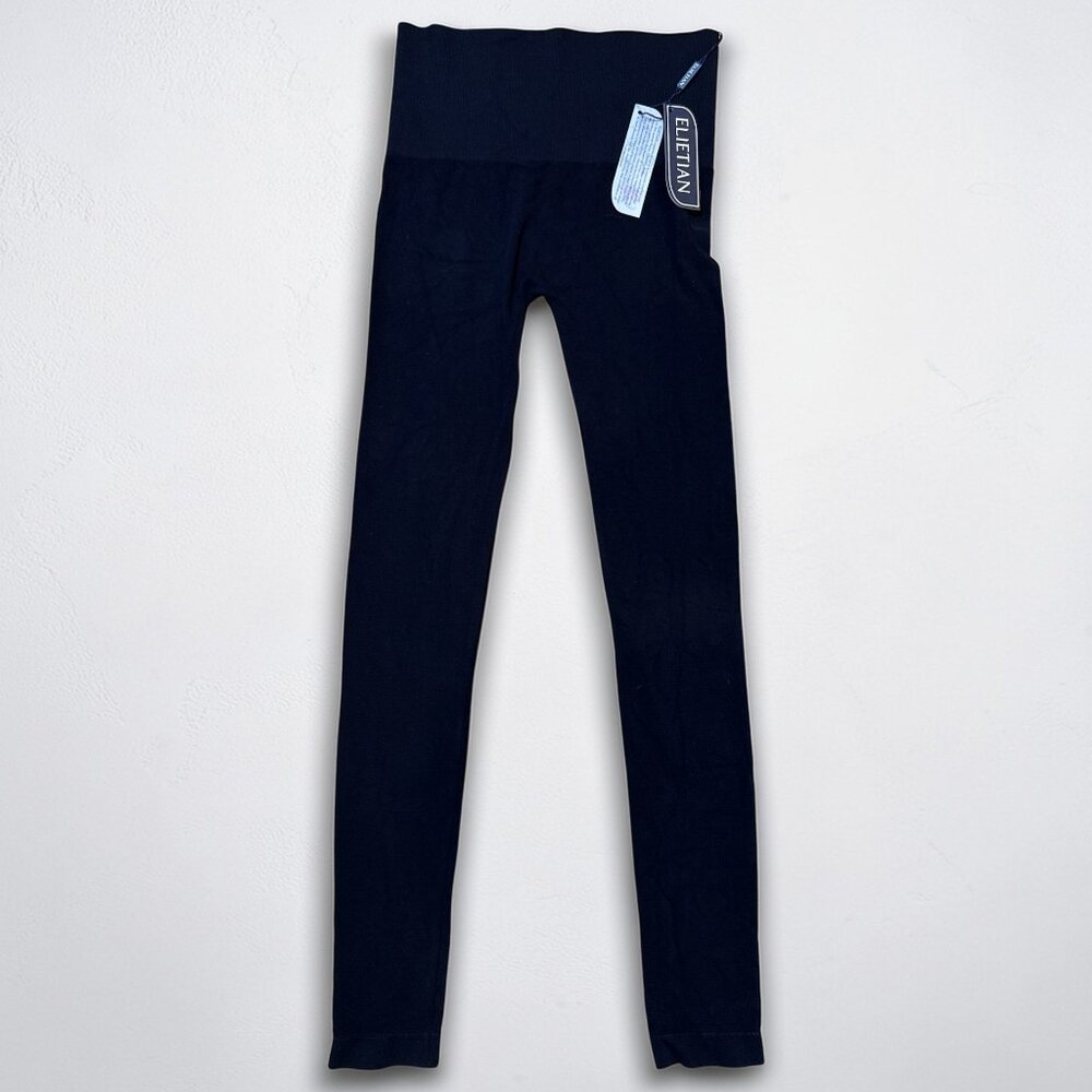 Elietian One Size Fits Most Ink Blue Ankle Length Leggings/Pants - NEW - NWT